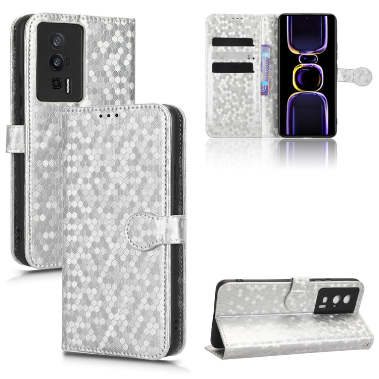 Custodia per telefono in pelle con trama a nido d'ape, For Xiaomi Redmi Note 12 Pro 5G, For Xiaomi Redmi Note12 Pro+, For Xiaomi Redmi K60 5G / K60 Pro / K60 Championship Edition, For Xiaomi Redmi K60E 5G