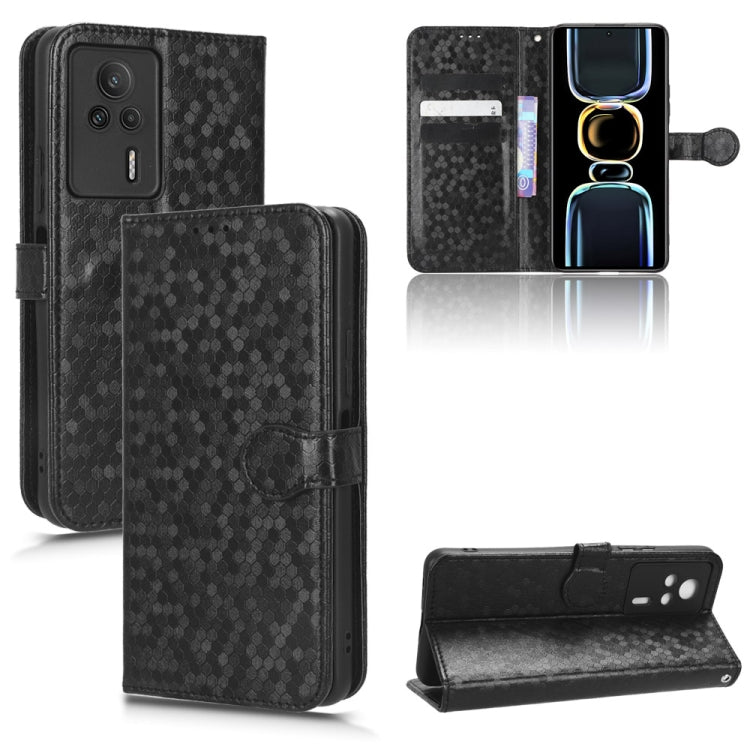 Custodia per telefono in pelle con trama a nido d'ape, For Xiaomi Redmi Note 12 Pro 5G, For Xiaomi Redmi Note12 Pro+, For Xiaomi Redmi K60 5G / K60 Pro / K60 Championship Edition, For Xiaomi Redmi K60E 5G
