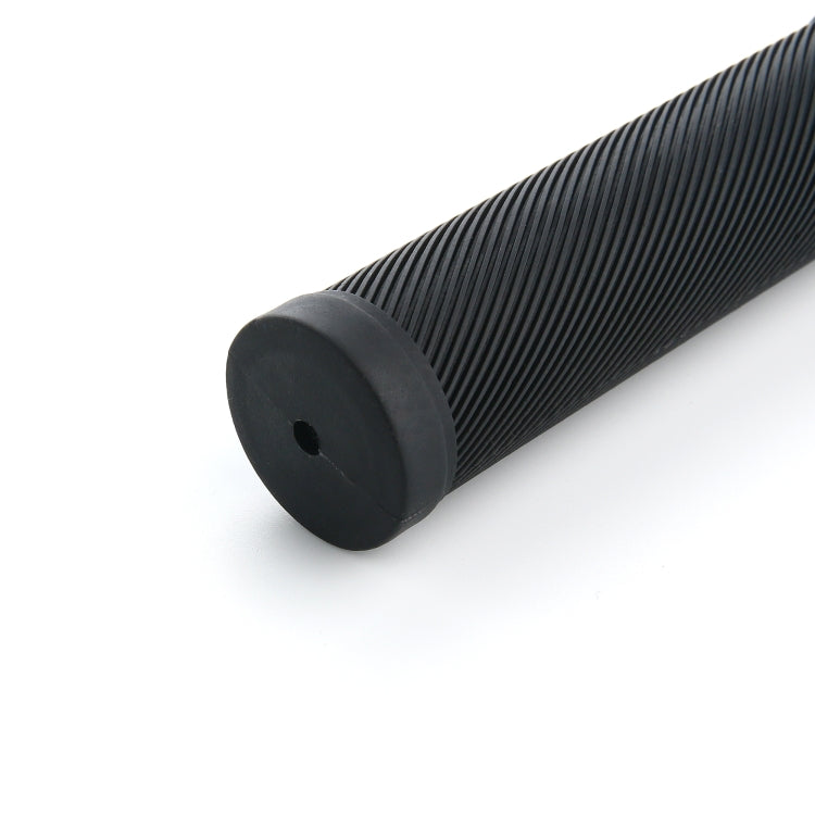 Manopole per bicicletta 22 mm in gomma con anello alluminio