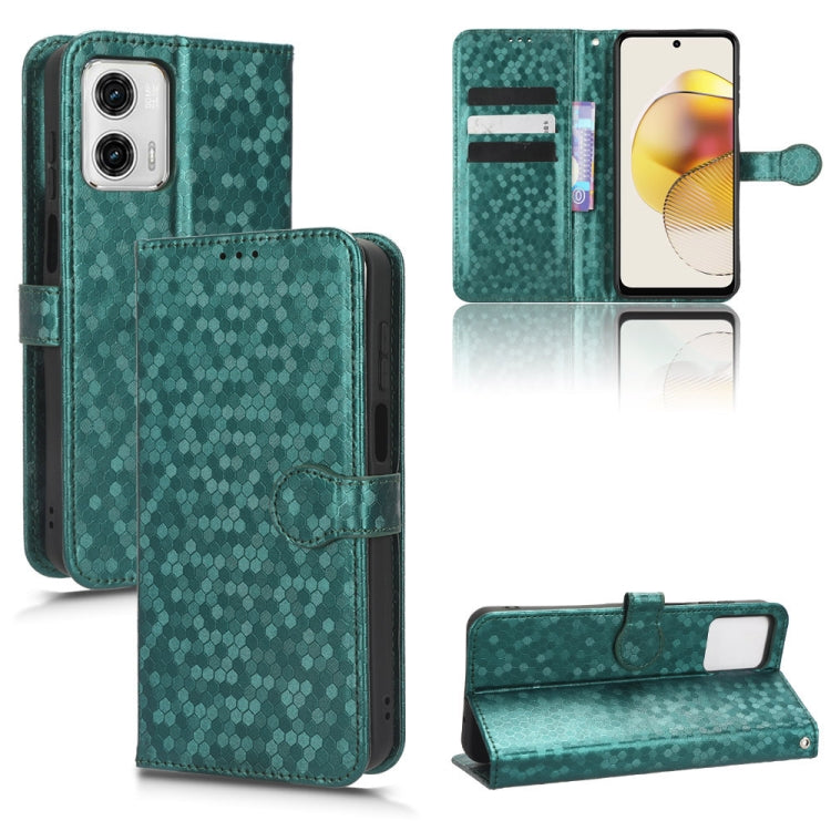 Custodia per telefono in pelle con trama a nido d'ape, For Motorola Moto G73 5G, For Motorola Moto G72 4G, For Motorola Moto G53 5G, For Motorola Moto G13 / G23 4G