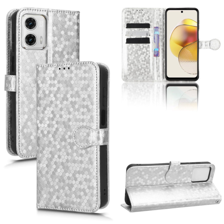 Custodia per telefono in pelle con trama a nido d'ape, For Motorola Moto G73 5G, For Motorola Moto G72 4G, For Motorola Moto G53 5G, For Motorola Moto G13 / G23 4G