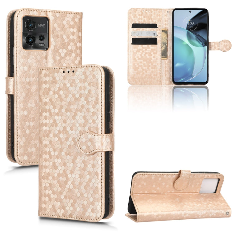Custodia per telefono in pelle con trama a nido d'ape, For Motorola Moto G73 5G, For Motorola Moto G72 4G, For Motorola Moto G53 5G, For Motorola Moto G13 / G23 4G