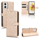 Custodia per telefono in pelle con trama a nido d'ape, For Motorola Moto G73 5G, For Motorola Moto G72 4G, For Motorola Moto G53 5G, For Motorola Moto G13 / G23 4G