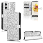 Custodia per telefono in pelle con trama a nido d'ape, For Motorola Moto G73 5G, For Motorola Moto G72 4G, For Motorola Moto G53 5G, For Motorola Moto G13 / G23 4G