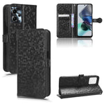Custodia per telefono in pelle con trama a nido d'ape, For Motorola Moto G73 5G, For Motorola Moto G72 4G, For Motorola Moto G53 5G, For Motorola Moto G13 / G23 4G