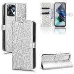 Custodia per telefono in pelle con trama a nido d'ape, For Motorola Moto G73 5G, For Motorola Moto G72 4G, For Motorola Moto G53 5G, For Motorola Moto G13 / G23 4G