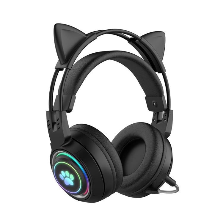 Cuffie wireless Bluetooth T25 RGB con microfono staccabile