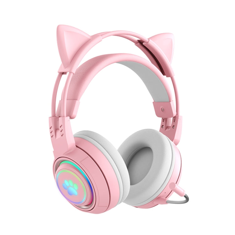 Cuffie wireless Bluetooth T25 RGB con microfono staccabile
