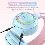 Cuffie wireless Bluetooth T25 RGB con microfono staccabile