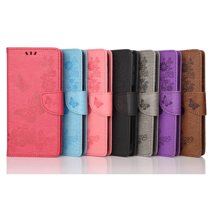 Custodia per cellulare in pelle flip orizzontale goffrata farfalla, For Xiaomi Redmi Note 12 Pro+ 5G Global