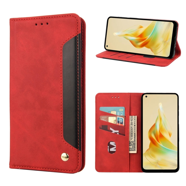 Custodia per telefono in pelle con giunture al tatto, For OPPO Reno8 T 4G, For Xiaomi Redmi Note 12 5G Global / Poco X5 5G, For Xiaomi Redmi Note 12 Pro 5G Global, For Xiaomi Redmi Note 12 Pro+ 5G Global
