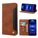 Custodia per telefono in pelle con giunture al tatto, For OPPO Reno8 T 4G, For Xiaomi Redmi Note 12 5G Global / Poco X5 5G, For Xiaomi Redmi Note 12 Pro 5G Global, For Xiaomi Redmi Note 12 Pro+ 5G Global