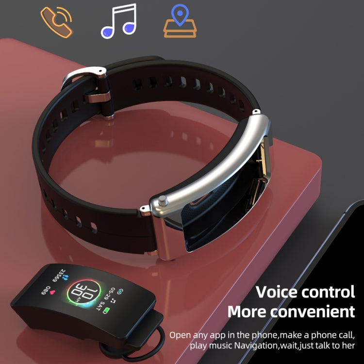 Cinturino in pelle per smartwatch K30 0,96 pollici con auricolare