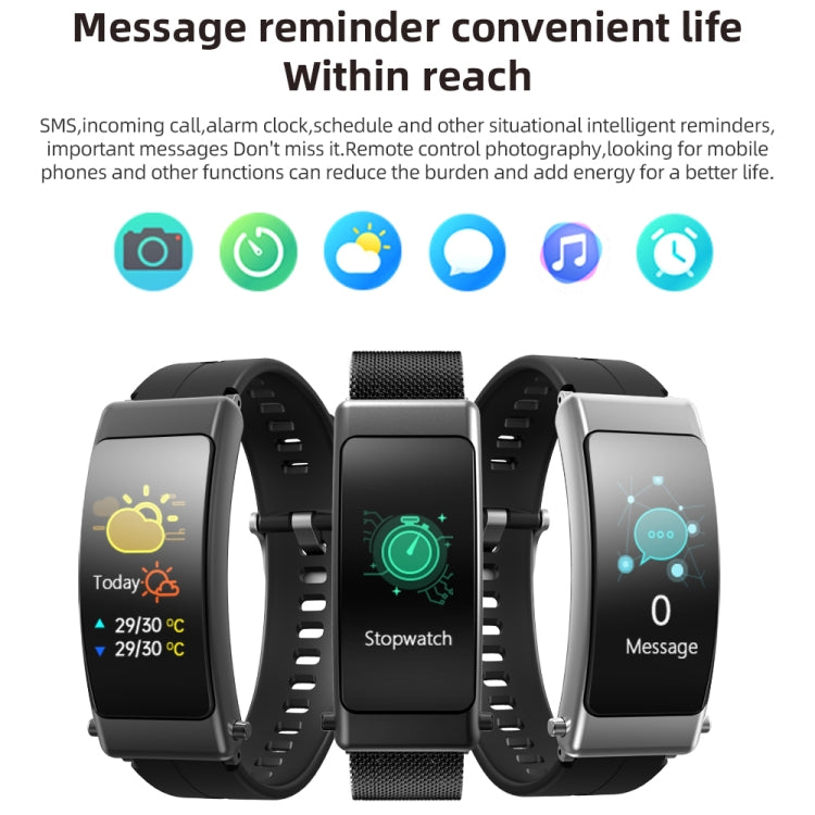 Cinturino in pelle per smartwatch K30 0,96 pollici con auricolare