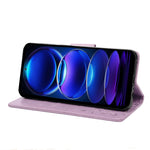 Custodia per telefono in pelle con motivo floreale a farfalla, For Xiaomi Redmi Note 12 Pro+ 5G Global
