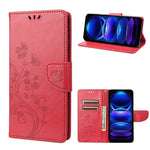 Custodia per telefono in pelle con motivo floreale a farfalla, For Xiaomi Redmi Note 12 Pro+ 5G Global
