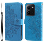 Custodia portafoglio in pelle goffrata per Xiaomi Redmi e Vivo
