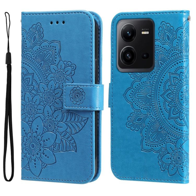 Custodia portafoglio in pelle goffrata per Xiaomi Redmi e Vivo