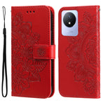 Custodia portafoglio in pelle goffrata per Xiaomi Redmi e Vivo