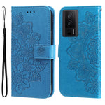 Custodia portafoglio in pelle goffrata per Xiaomi Redmi e Vivo