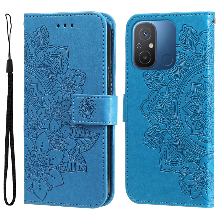 Custodia portafoglio in pelle goffrata per Xiaomi Redmi e Vivo