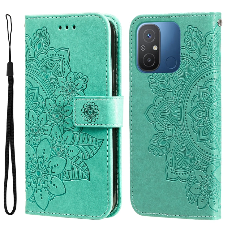 Custodia portafoglio in pelle goffrata per Xiaomi Redmi e Vivo