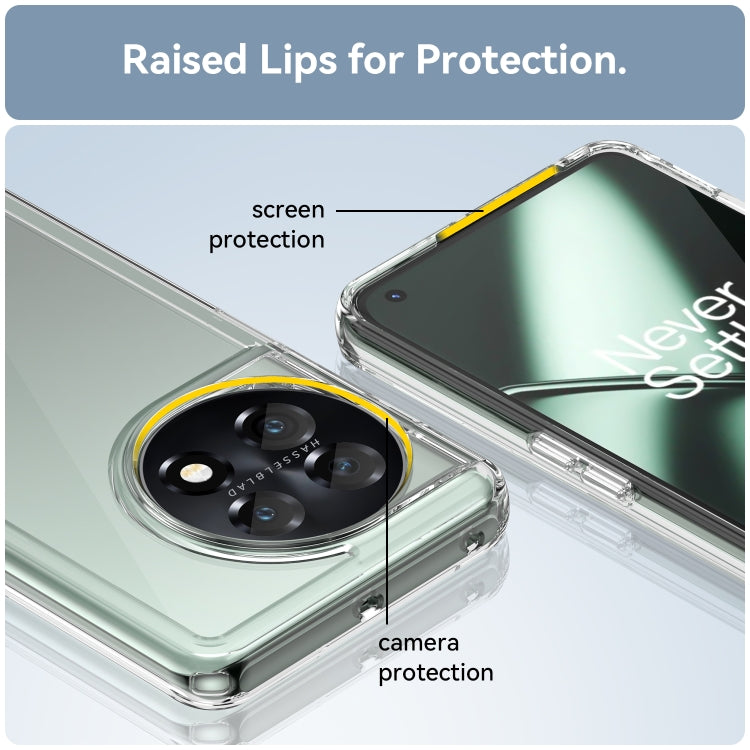Custodia per telefono in acrilico + TPU serie colorata, For OnePlus 11 5G