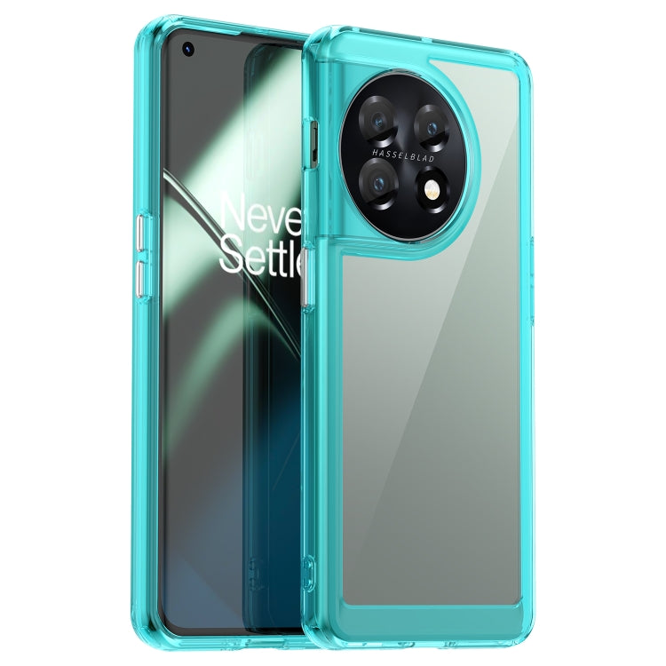 Custodia per telefono in acrilico + TPU serie colorata, For OnePlus 11 5G