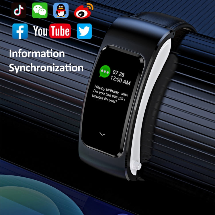 Smartwatch K60 1.08 pollici con auricolare e Bluetooth