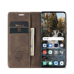 CaseMe 013 Custodia multifunzionale in pelle a conchiglia orizzontale, For OPPO Reno8 T 5G, For Xiaomi Redmi Note 12 5G / Poco X5, For Xiaomi Redmi Note 12 Pro 5G / Poco X5 Pro, For Xiaomi Redmi Note 12 Pro+ 5G