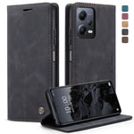 CaseMe 013 Custodia multifunzionale in pelle a conchiglia orizzontale, For OPPO Reno8 T 5G, For Xiaomi Redmi Note 12 5G / Poco X5, For Xiaomi Redmi Note 12 Pro 5G / Poco X5 Pro, For Xiaomi Redmi Note 12 Pro+ 5G