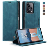 CaseMe 013 Custodia multifunzionale in pelle a conchiglia orizzontale, For OPPO Reno8 T 5G, For Xiaomi Redmi Note 12 5G / Poco X5, For Xiaomi Redmi Note 12 Pro 5G / Poco X5 Pro, For Xiaomi Redmi Note 12 Pro+ 5G