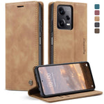 CaseMe 013 Custodia multifunzionale in pelle a conchiglia orizzontale, For OPPO Reno8 T 5G, For Xiaomi Redmi Note 12 5G / Poco X5, For Xiaomi Redmi Note 12 Pro 5G / Poco X5 Pro, For Xiaomi Redmi Note 12 Pro+ 5G
