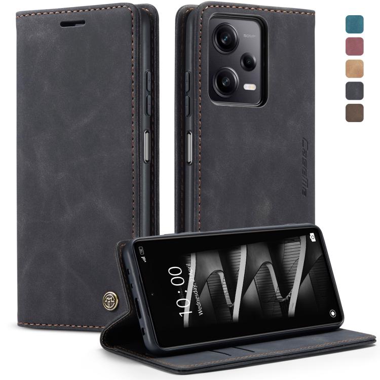 CaseMe 013 Custodia multifunzionale in pelle a conchiglia orizzontale, For OPPO Reno8 T 5G, For Xiaomi Redmi Note 12 5G / Poco X5, For Xiaomi Redmi Note 12 Pro 5G / Poco X5 Pro, For Xiaomi Redmi Note 12 Pro+ 5G