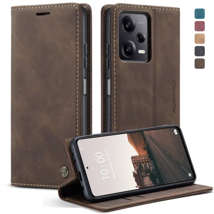 CaseMe 013 Custodia multifunzionale in pelle a conchiglia orizzontale, For OPPO Reno8 T 5G, For Xiaomi Redmi Note 12 5G / Poco X5, For Xiaomi Redmi Note 12 Pro 5G / Poco X5 Pro, For Xiaomi Redmi Note 12 Pro+ 5G