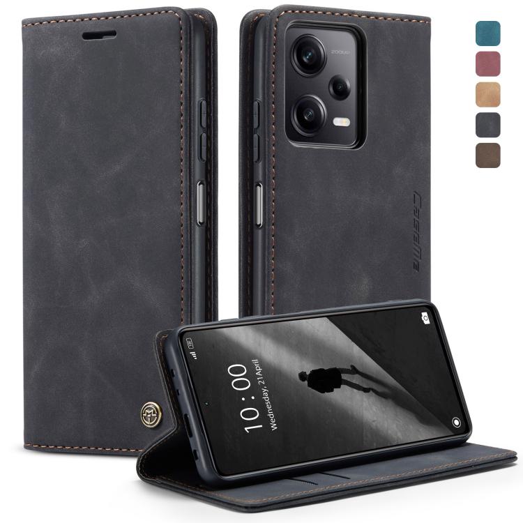CaseMe 013 Custodia multifunzionale in pelle a conchiglia orizzontale, For OPPO Reno8 T 5G, For Xiaomi Redmi Note 12 5G / Poco X5, For Xiaomi Redmi Note 12 Pro 5G / Poco X5 Pro, For Xiaomi Redmi Note 12 Pro+ 5G