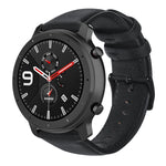 Cinturino in pelle cerata per Amazfit GTR 47mm e Stratos