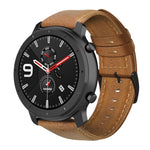 Cinturino in pelle cerata per Amazfit GTR 47mm e Stratos