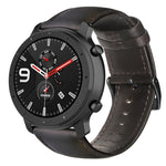 Cinturino in pelle cerata per Amazfit GTR 47mm e Stratos