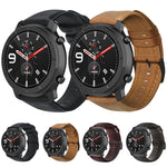 Cinturino in pelle cerata per Amazfit GTR 47mm e Stratos