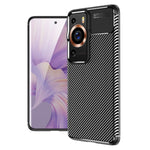 Custodia per telefono in TPU antiurto con struttura in fibra di carbonio, For Huawei P60, For Huawei P60 Pro, For OnePlus Ace 2V