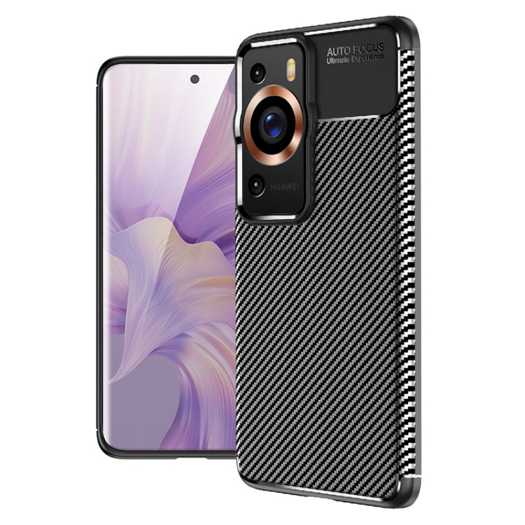 Custodia per telefono in TPU antiurto con struttura in fibra di carbonio, For Huawei P60, For Huawei P60 Pro, For OnePlus Ace 2V