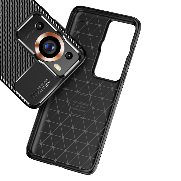 Custodia per telefono in TPU antiurto con struttura in fibra di carbonio, For Huawei P60, For Huawei P60 Pro, For OnePlus Ace 2V