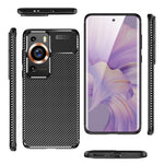 Custodia per telefono in TPU antiurto con struttura in fibra di carbonio, For Huawei P60, For Huawei P60 Pro, For OnePlus Ace 2V
