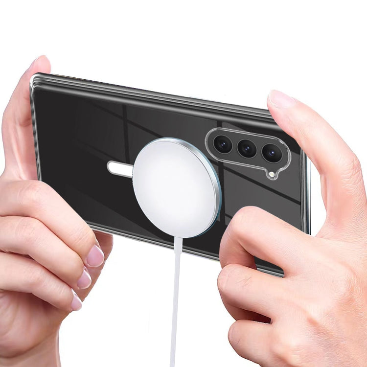 Custodia TPU acrilico magnetica MagSafe per Samsung S23 Ultra