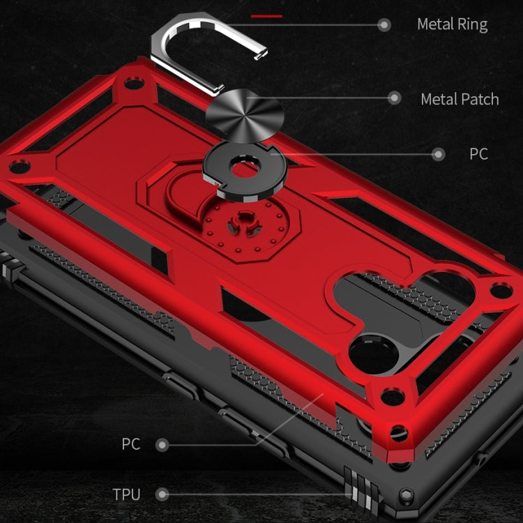 Custodia protettiva antiurto con supporto girevole per LG Stylo 6