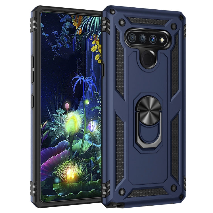 Custodia protettiva antiurto con supporto girevole per LG Stylo 6
