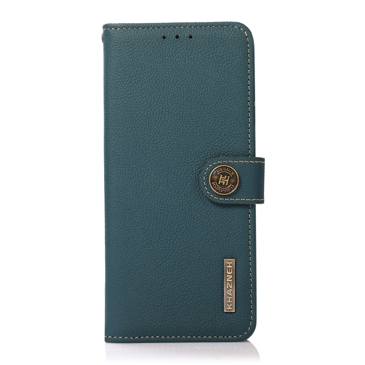 Custodia per telefono in vera pelle KHAZNEH Custer Texture RFID, For Google Pixel 7A, For Xiaomi Redmi Note 12 4G Global