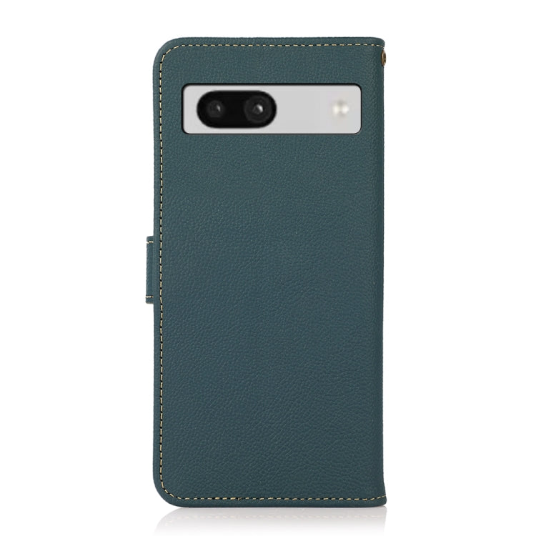 Custodia per telefono in vera pelle KHAZNEH Custer Texture RFID, For Google Pixel 7A, For Xiaomi Redmi Note 12 4G Global