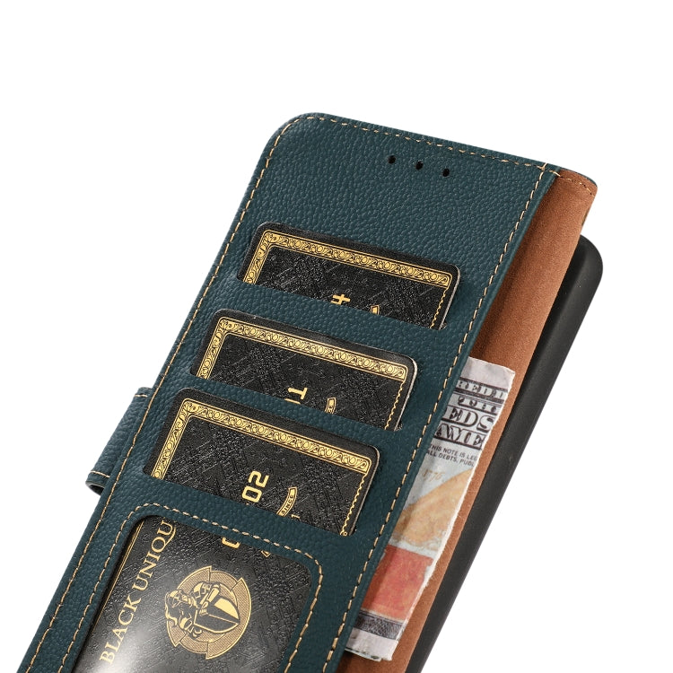 Custodia per telefono in vera pelle KHAZNEH Custer Texture RFID, For Google Pixel 7A, For Xiaomi Redmi Note 12 4G Global